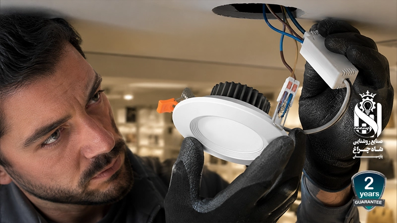 السبب في بقاء مصباح LED نصف مضاء