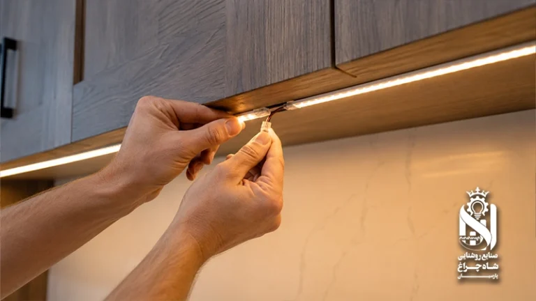 طريقة توصيل شريط LED بالكهرباء بأمان
