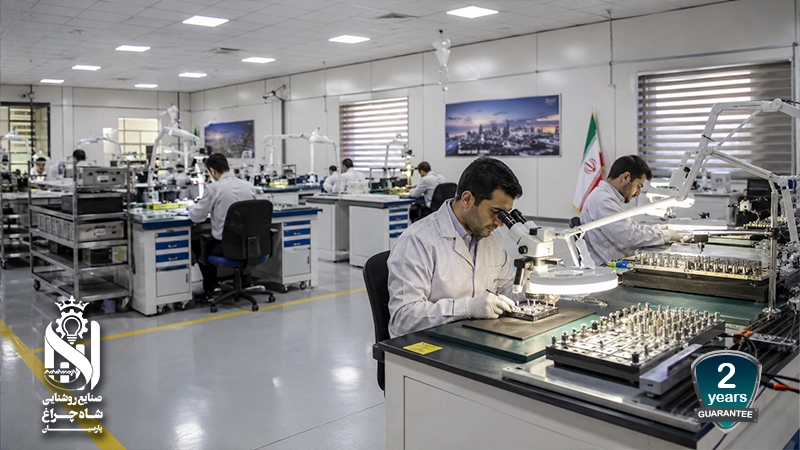 نورپردازی کارخانه
